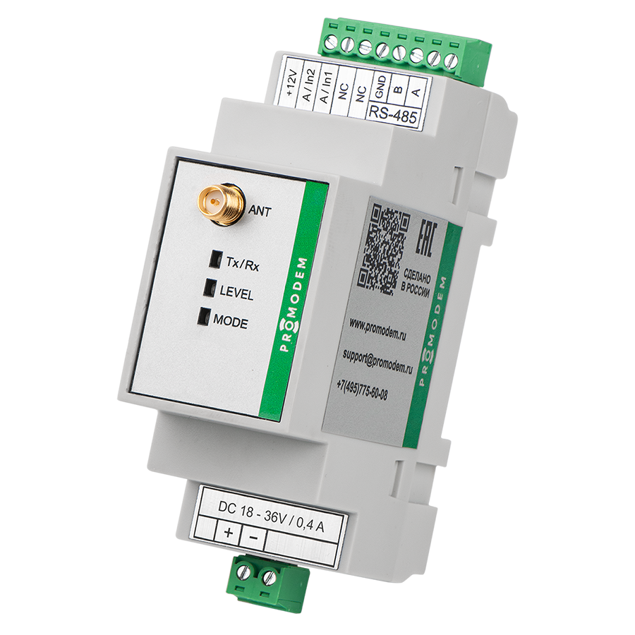 Modbus Slave PROMODEM ZigBee-485-DC24G-20mA