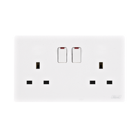 2 Gang 13A Switched Socket