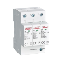 Surge protection device, HDY3N, 65kA, 2P, 385V, YX