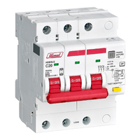 Residual Current Operated Circuit Breaker, HDB3LE, 3P, C curve, 10A, 30mA, AC