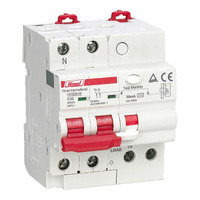 Residual Current Operated Circuit Breaker HDB9LM63AF 1P+N6A300mA with enclosure