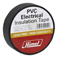 Electrical tape, 0.13 mm x 18 mm x 5 m, black