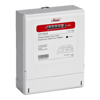 Electronic watt-hour meter, HDTS606, 230/400V, class 1, 10(100) A